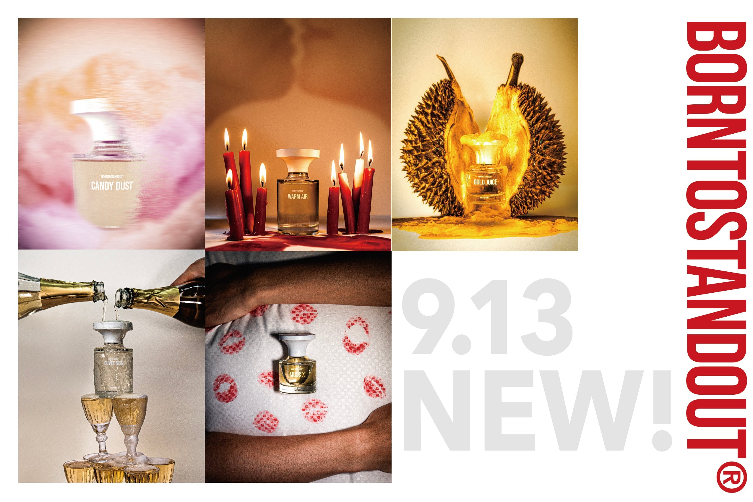 9月13日発売｜BORNTOSTANDOUT 新コレクション「EAU INTIMITÉ」