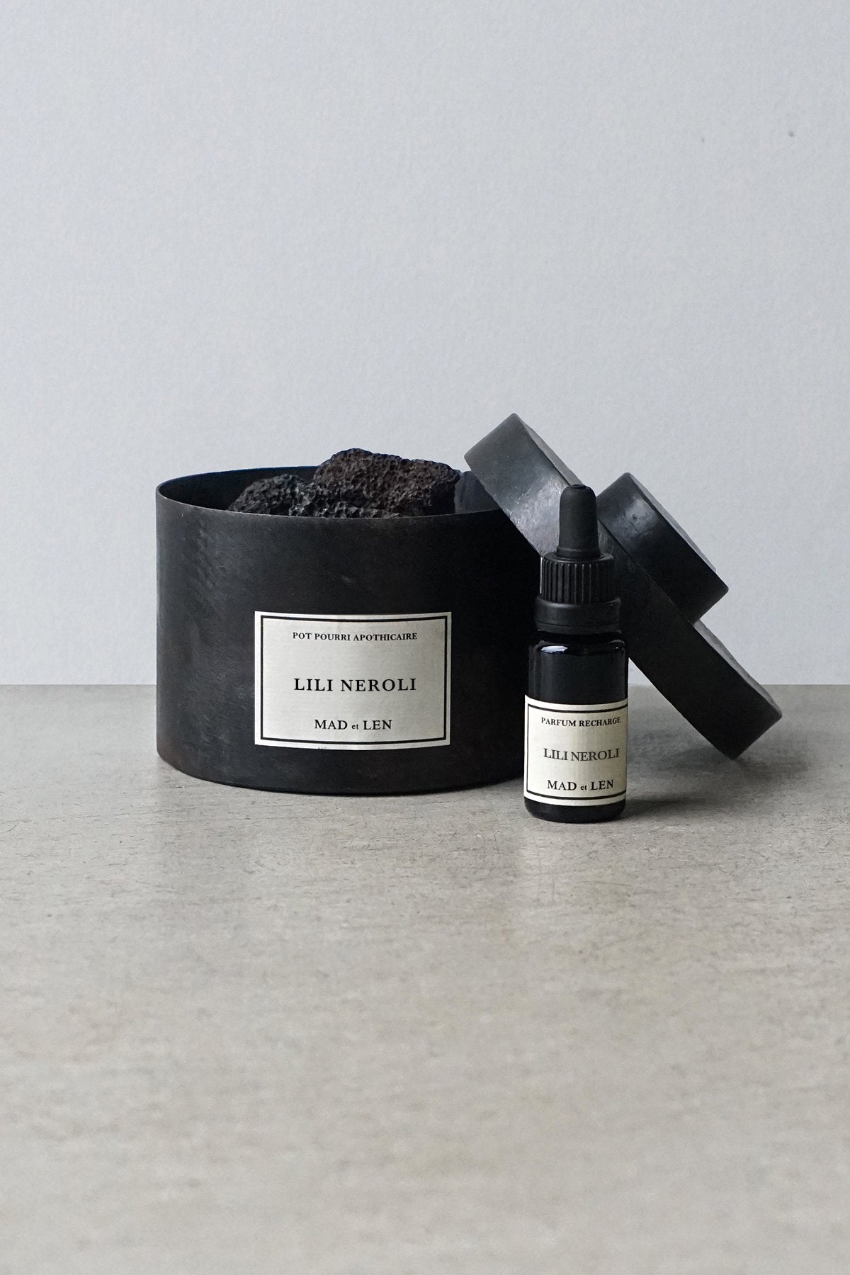 Pot Pourri d'Apothicaire BLACK LAVA ROCK - LILI NEROLI - 300g