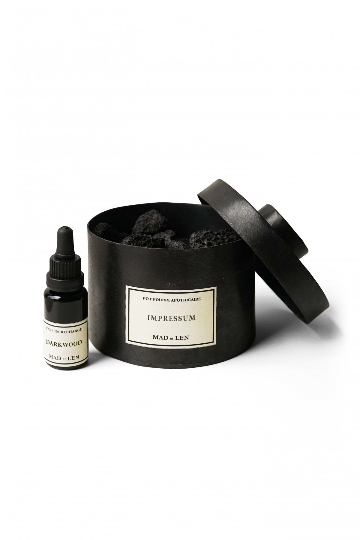 Pot Pourri d'Apothicaire BLACK LAVA ROCK - IMPRESSUM - 300g