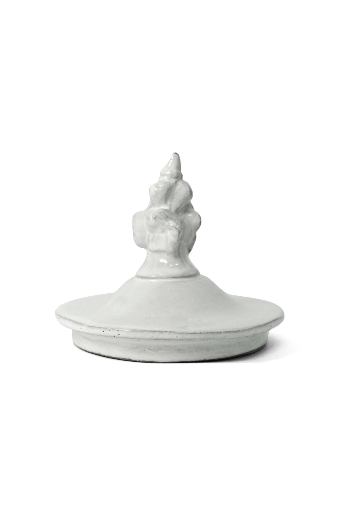 Astier de Villatte - Glass Candle Lid - Bouquet shaped handle
