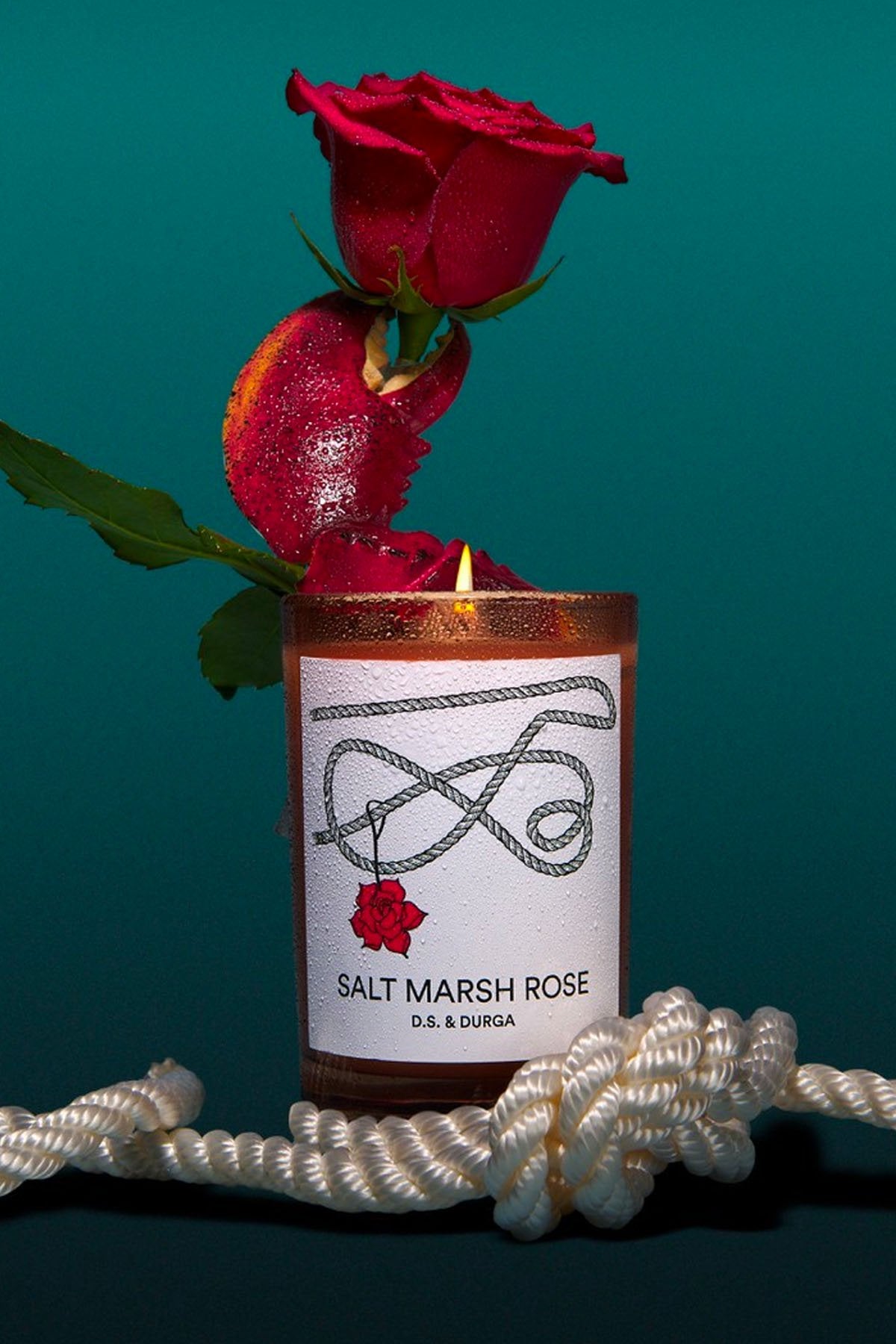 SALT MARSH ROSE - PERFUMED CANDLE