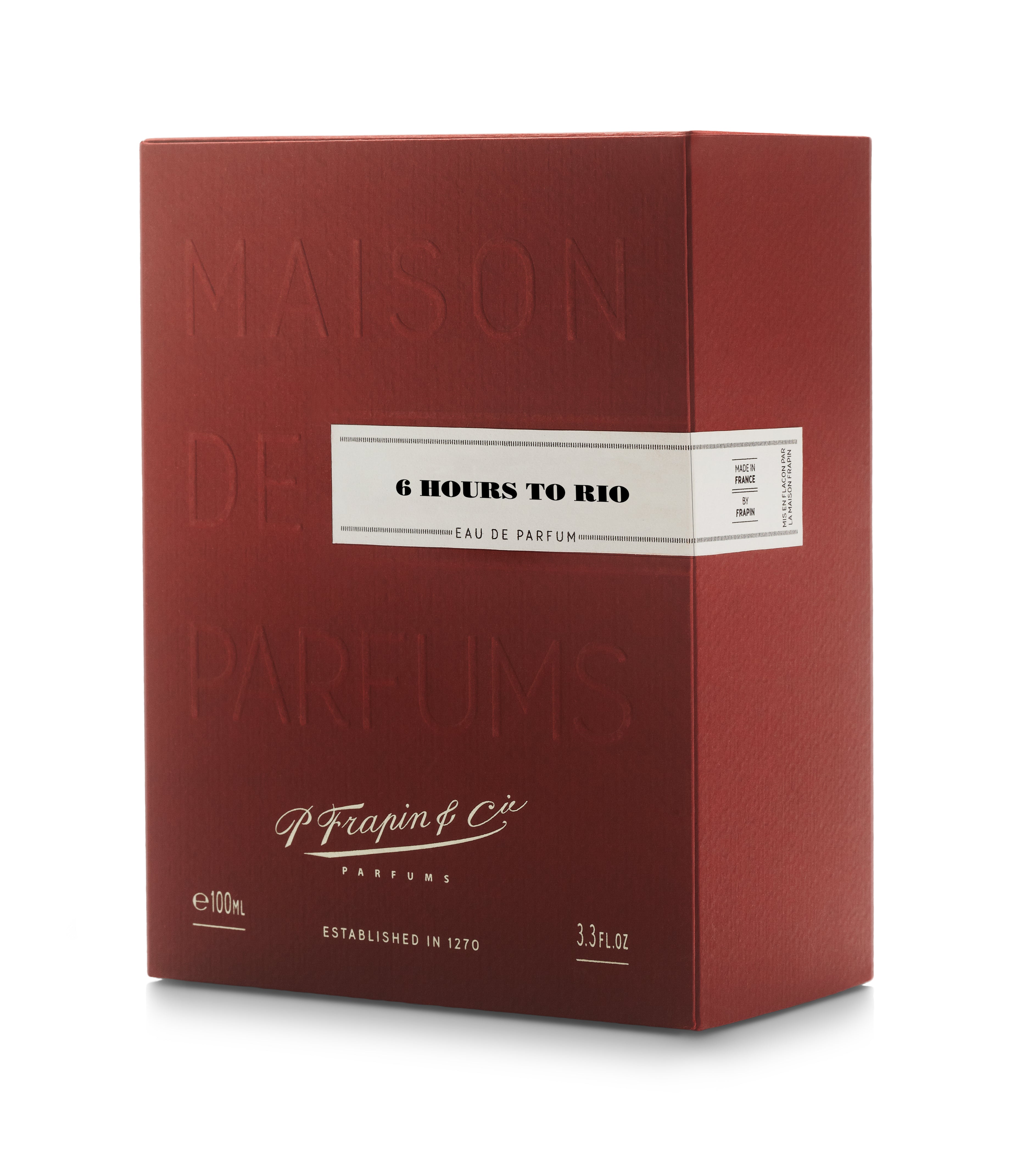 【2025年8月27日発売】 6 HOURS TO RIO - 100ml