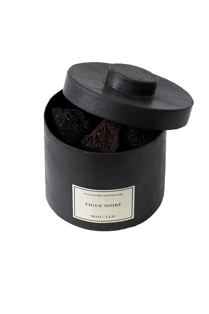 Pot Pourri d'Apothicaire BLACK LAVA ROCK - FIGUE NOIRE - 300g