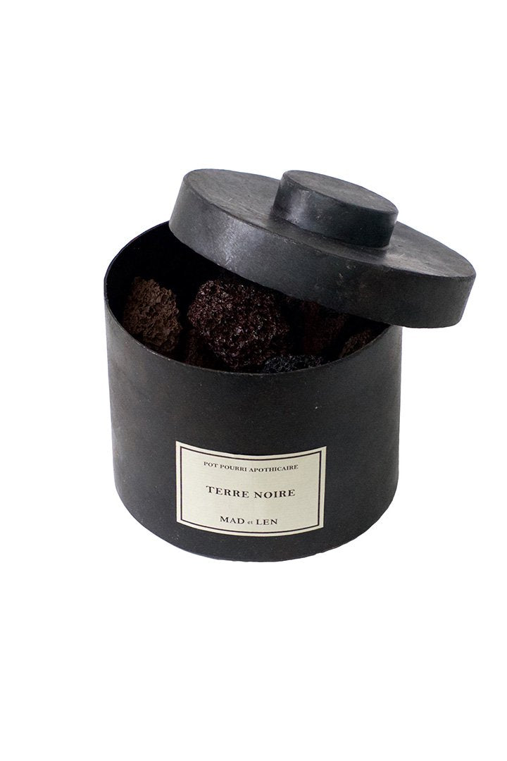 Pot Pourri d'Apothicaire BLACK LAVA ROCK - TERRE NOIRE - 300g