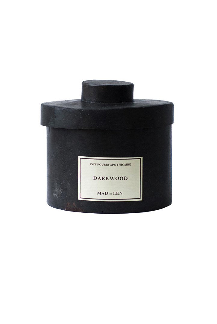 Pot Pourri d'Apothicaire BLACK LAVA ROCK - DARK WOOD - 300g