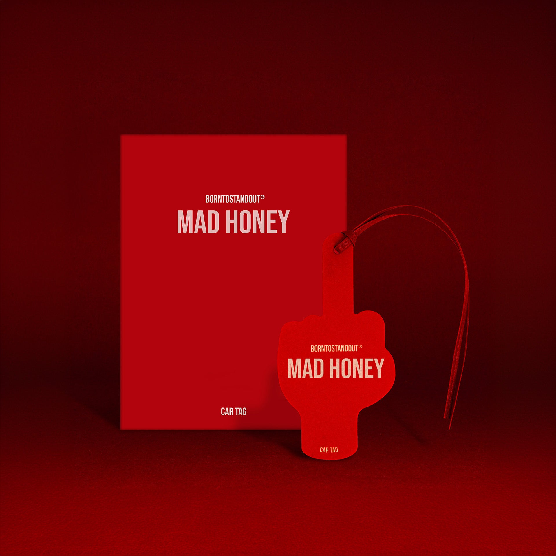CAR TAG -  MAD HONEY